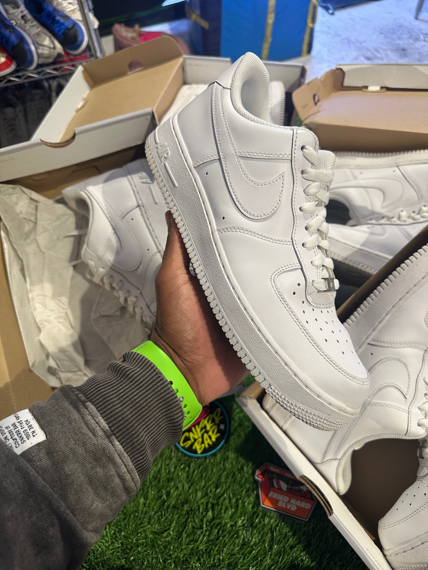 Nike Air Force 1 Low '07 White 4 PAIR BUNDLE