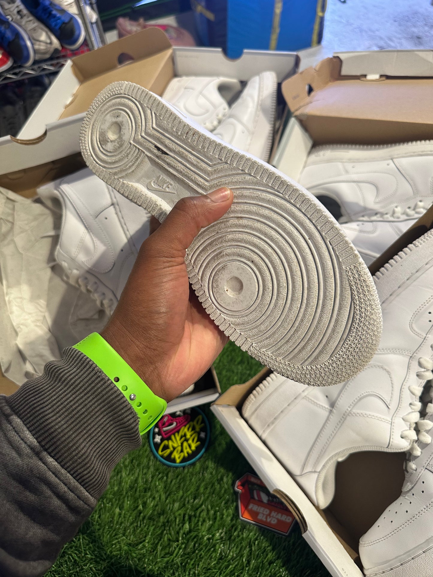 Nike Air Force 1 Low '07 White 4 PAIR BUNDLE