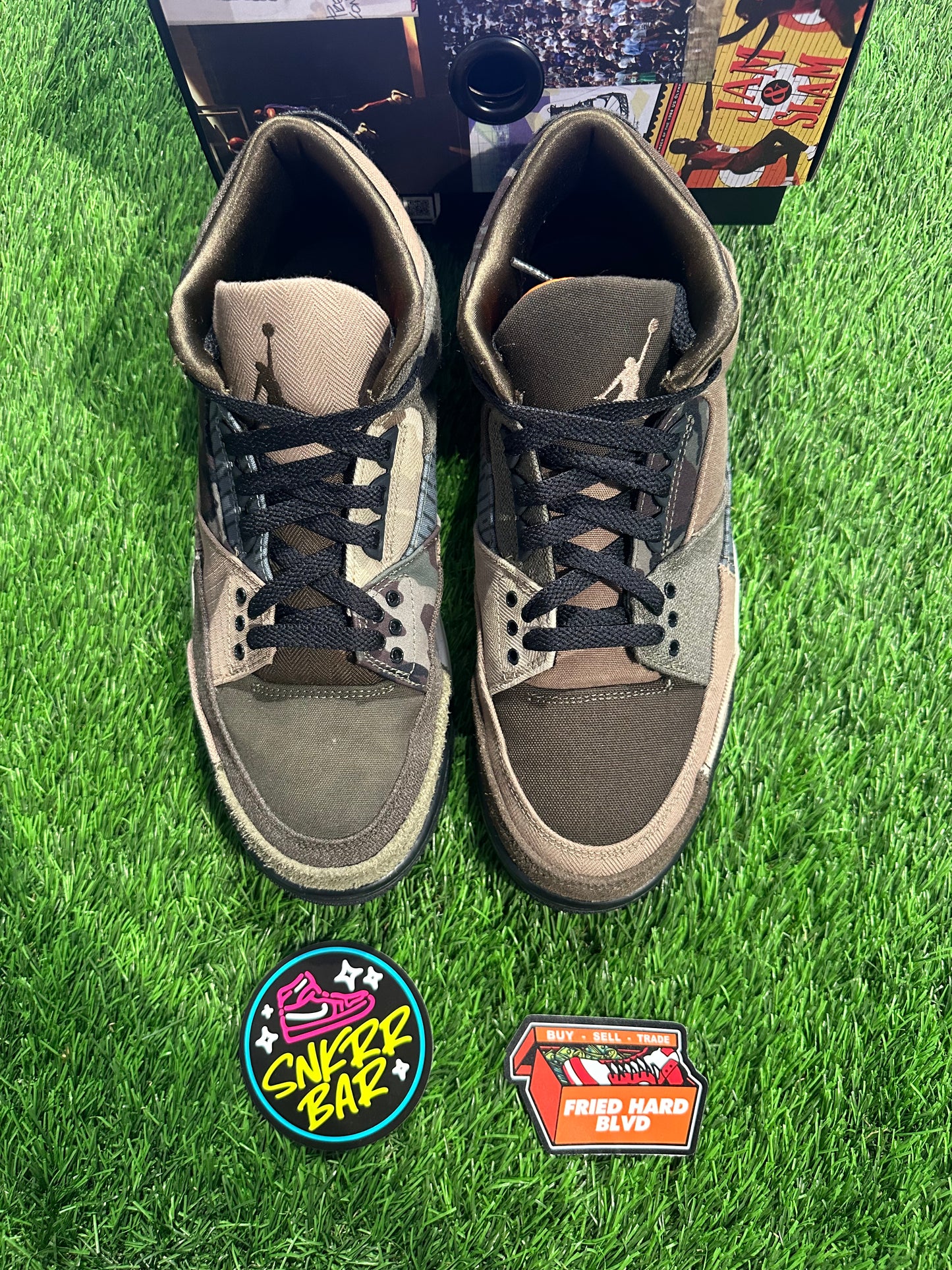 Jordan 3 Retro Patchwork Camo SIZE 8.5M/10W