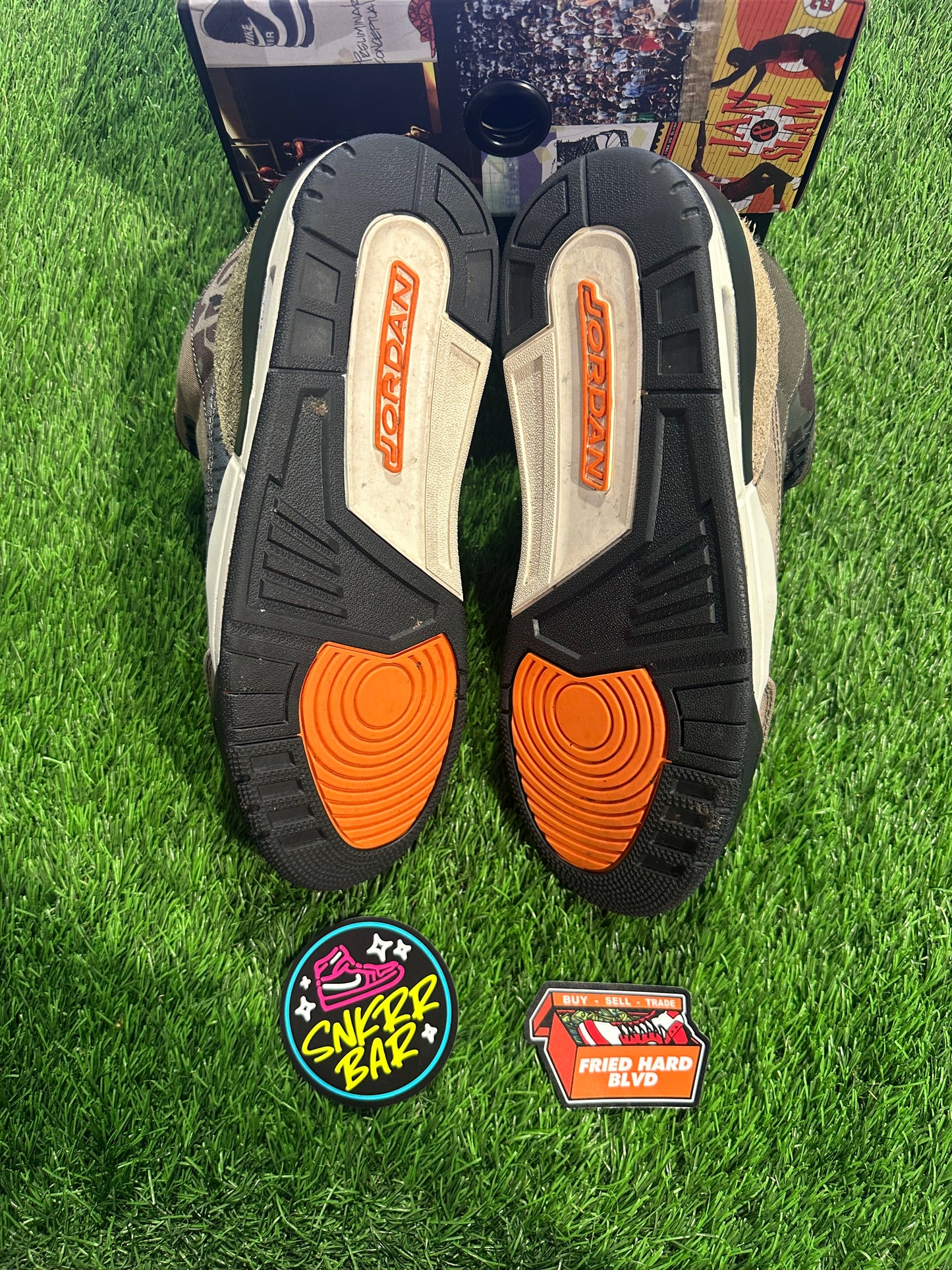 Jordan 3 Retro Patchwork Camo SIZE 8.5M/10W