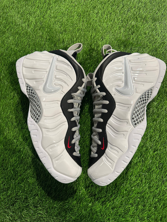 Nike Air Foamposite Pro White Black University Red