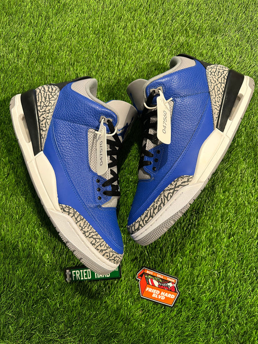 Jordan 3 Retro Varsity Royal Cement