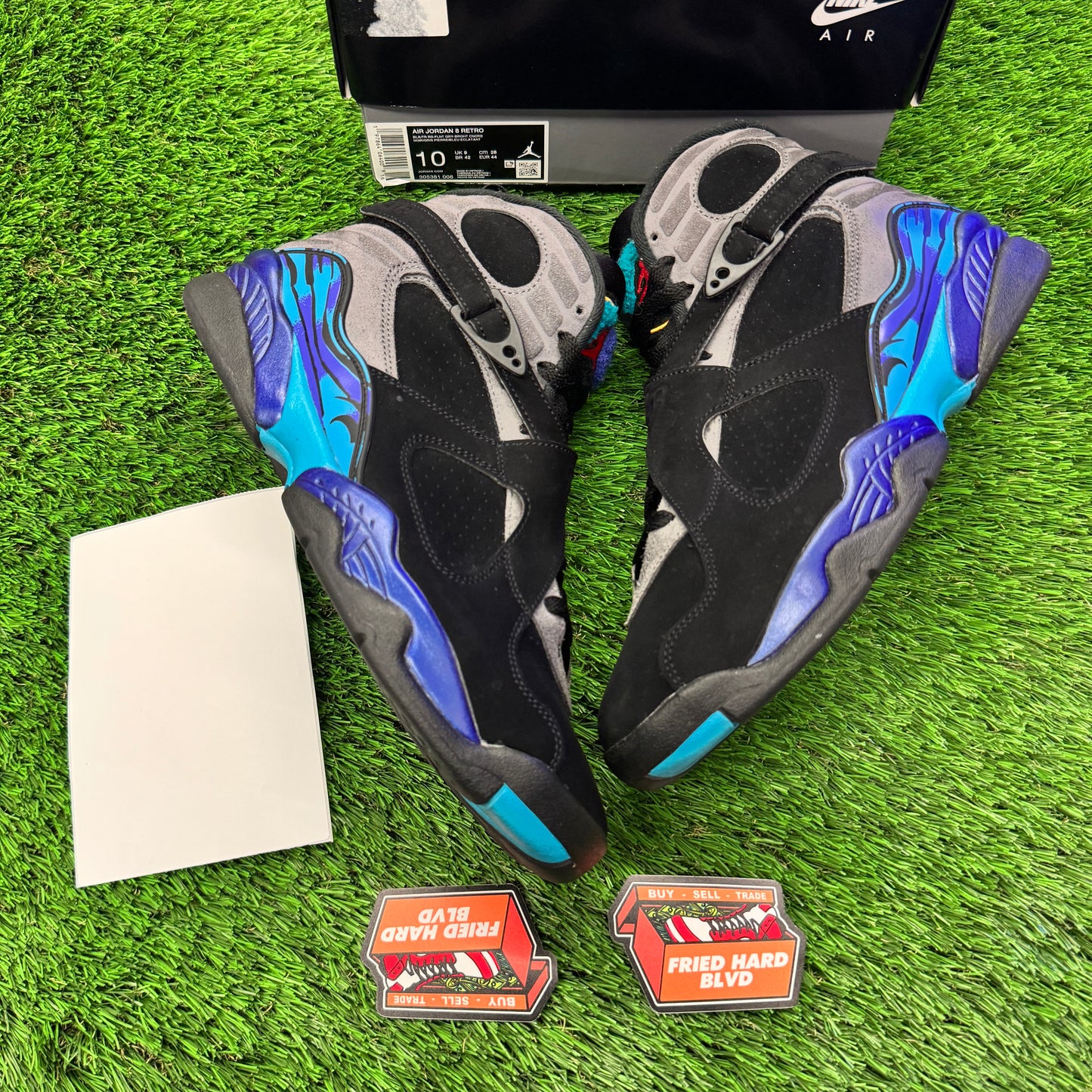 Jordan 8 Retro Aqua (2025) SIZE 10M/11.5W