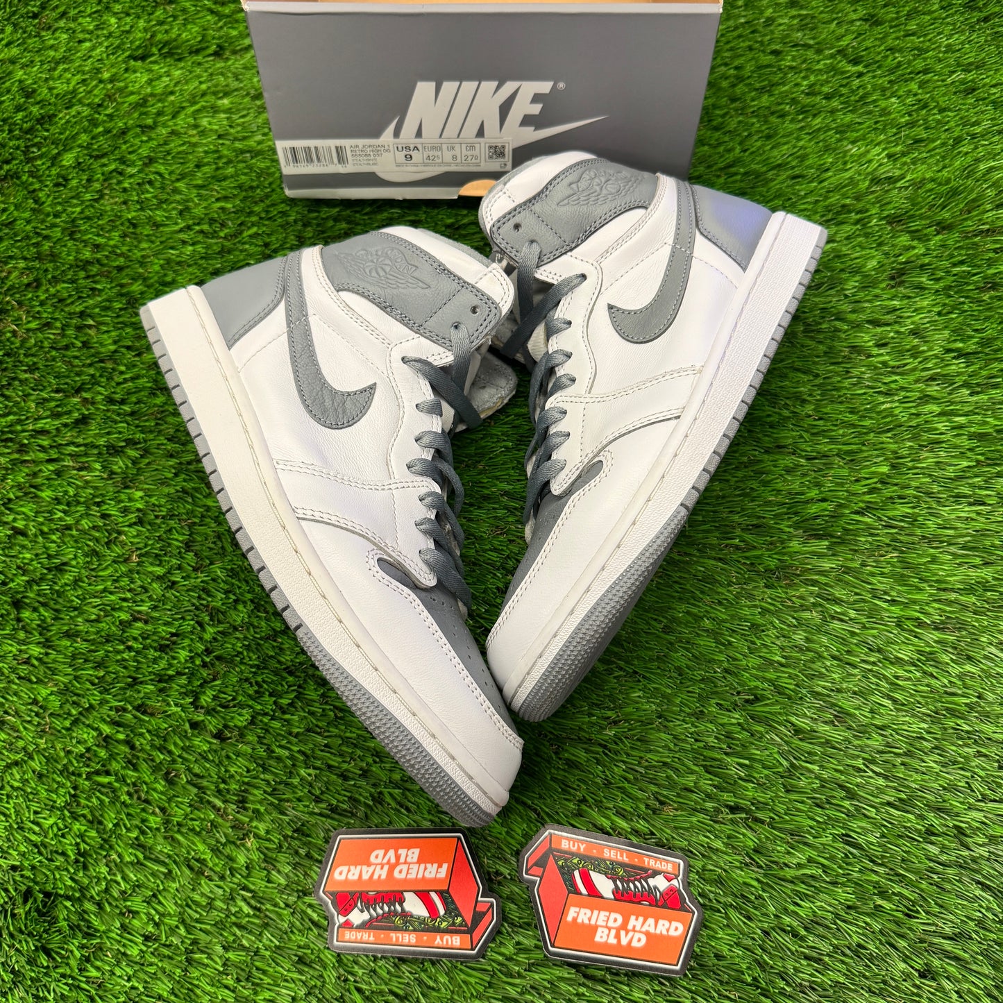 Jordan 1 Retro High OG Stealth SIZE 9M/10.5W