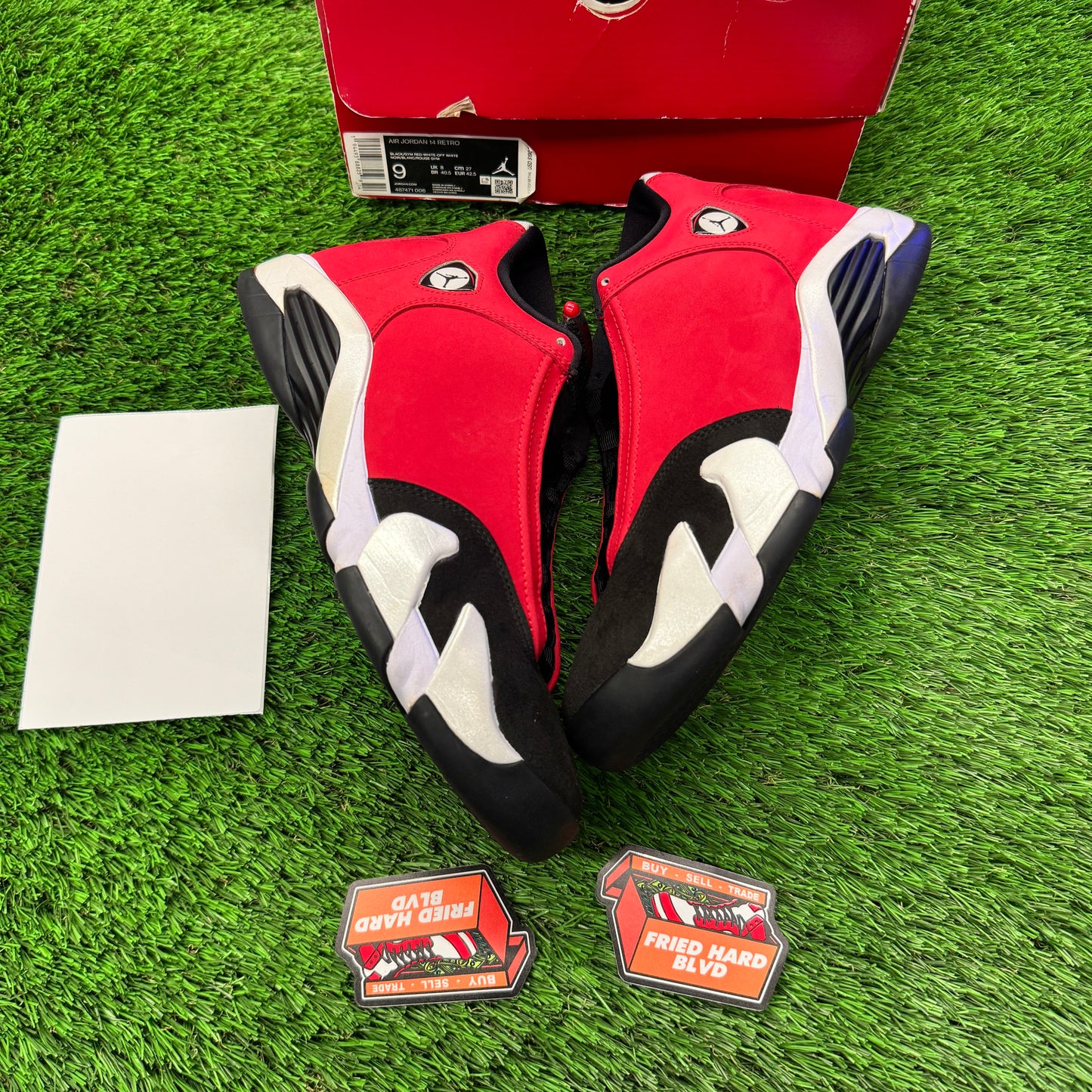 Jordan 14 Retro Gym Red Toro SIZE 9M/10.5W