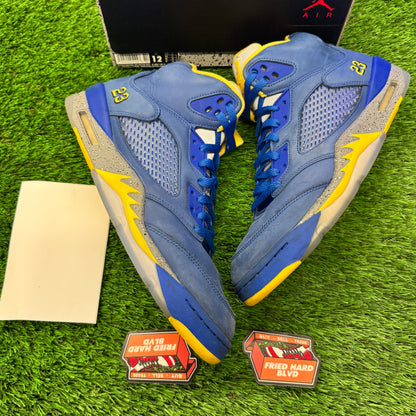 Jordan 5 Retro JSP Laney Varsity Royal SIZE 12M/13.5W