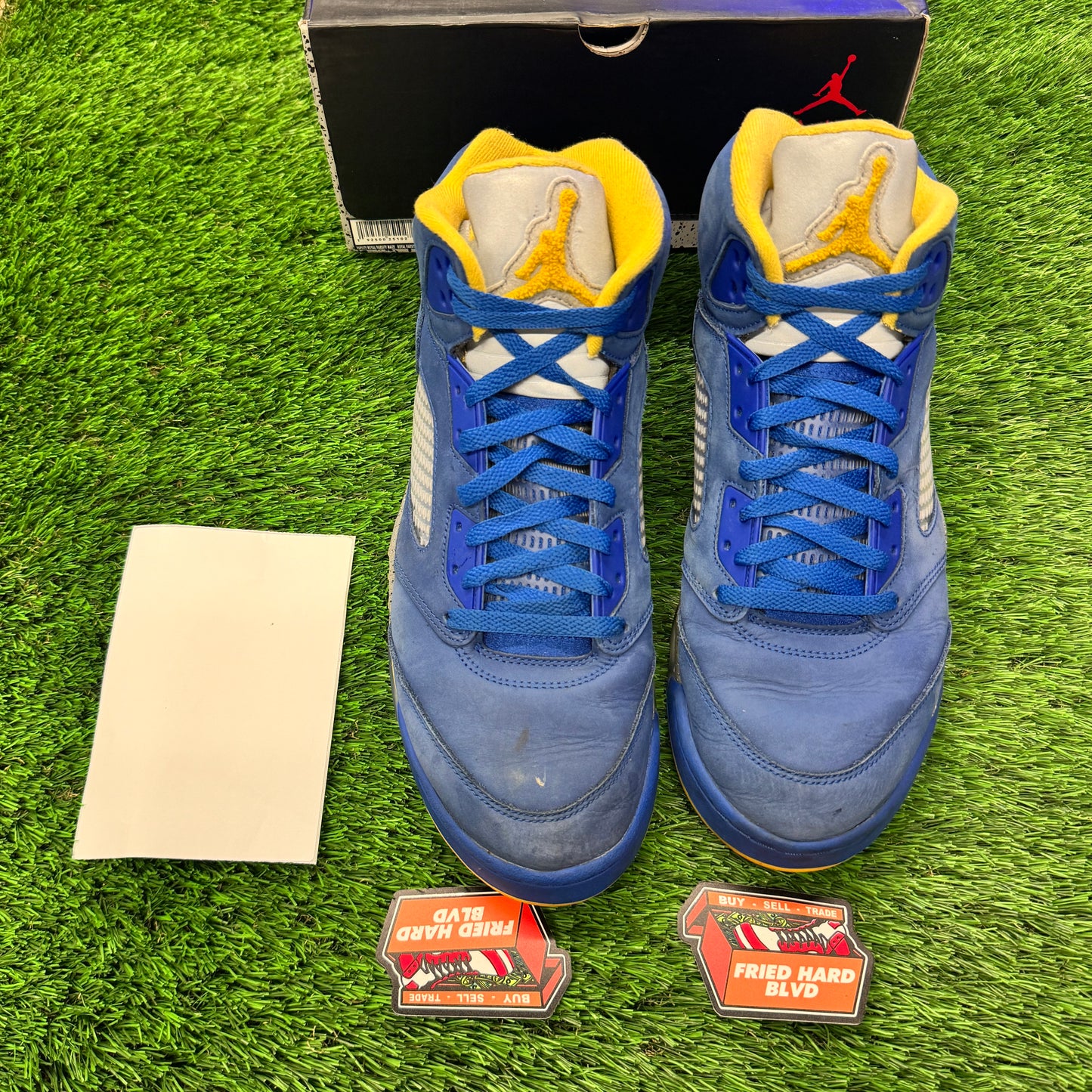 Jordan 5 Retro JSP Laney Varsity Royal SIZE 12M/13.5W