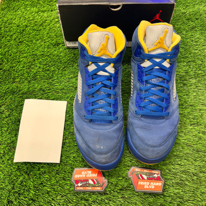 Jordan 5 Retro JSP Laney Varsity Royal SIZE 12M/13.5W
