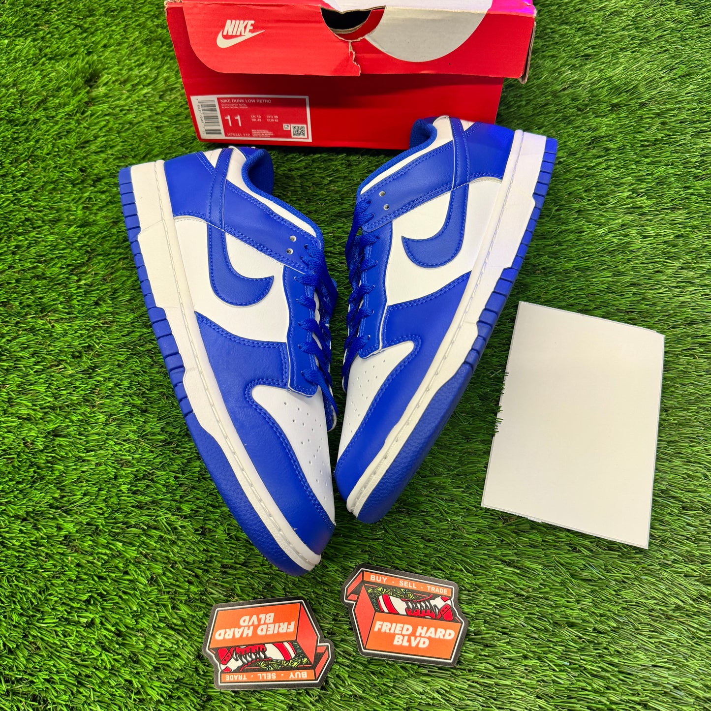 Dunk Low White Hyper Royal (2025) SIZE 11M/12.5W