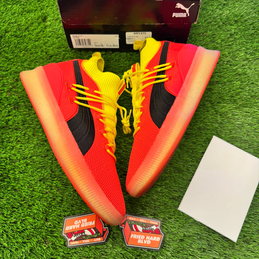 Puma Clyde Court Disrupt Red Blast SIZE 11.5M/13W