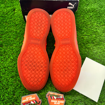 Puma Clyde Court Disrupt Red Blast SIZE 11.5M/13W