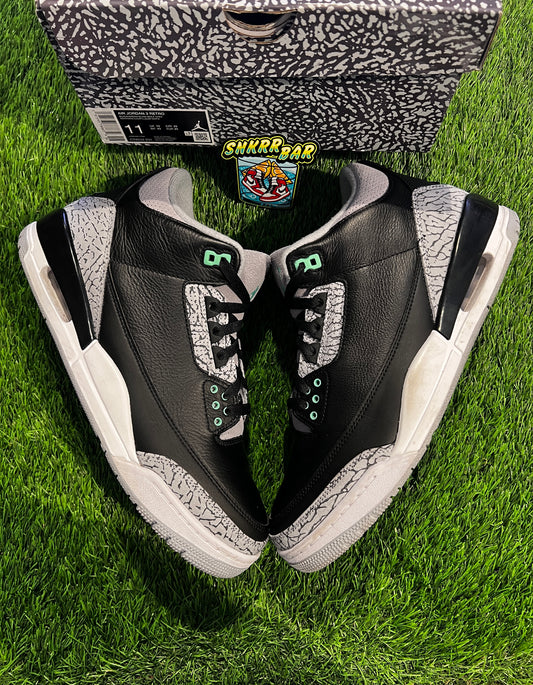 Jordan 3 Retro Green Glow