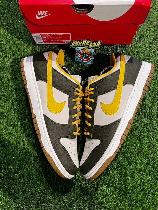 Nike Dunk Low Retro Premium Cargo Khaki Vivid Sulfur