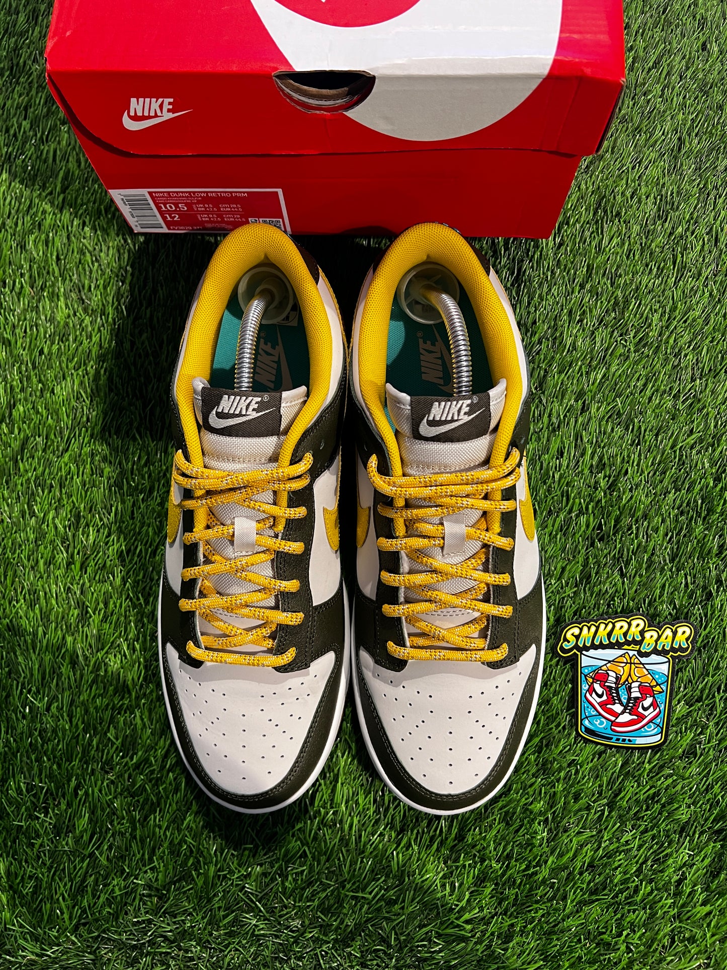 Nike Dunk Low Retro Premium Cargo Khaki Vivid Sulfur