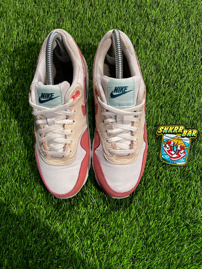 Air Max 1 Red Stardust Guava Ice (GS) SIZE 6.5Y/8W