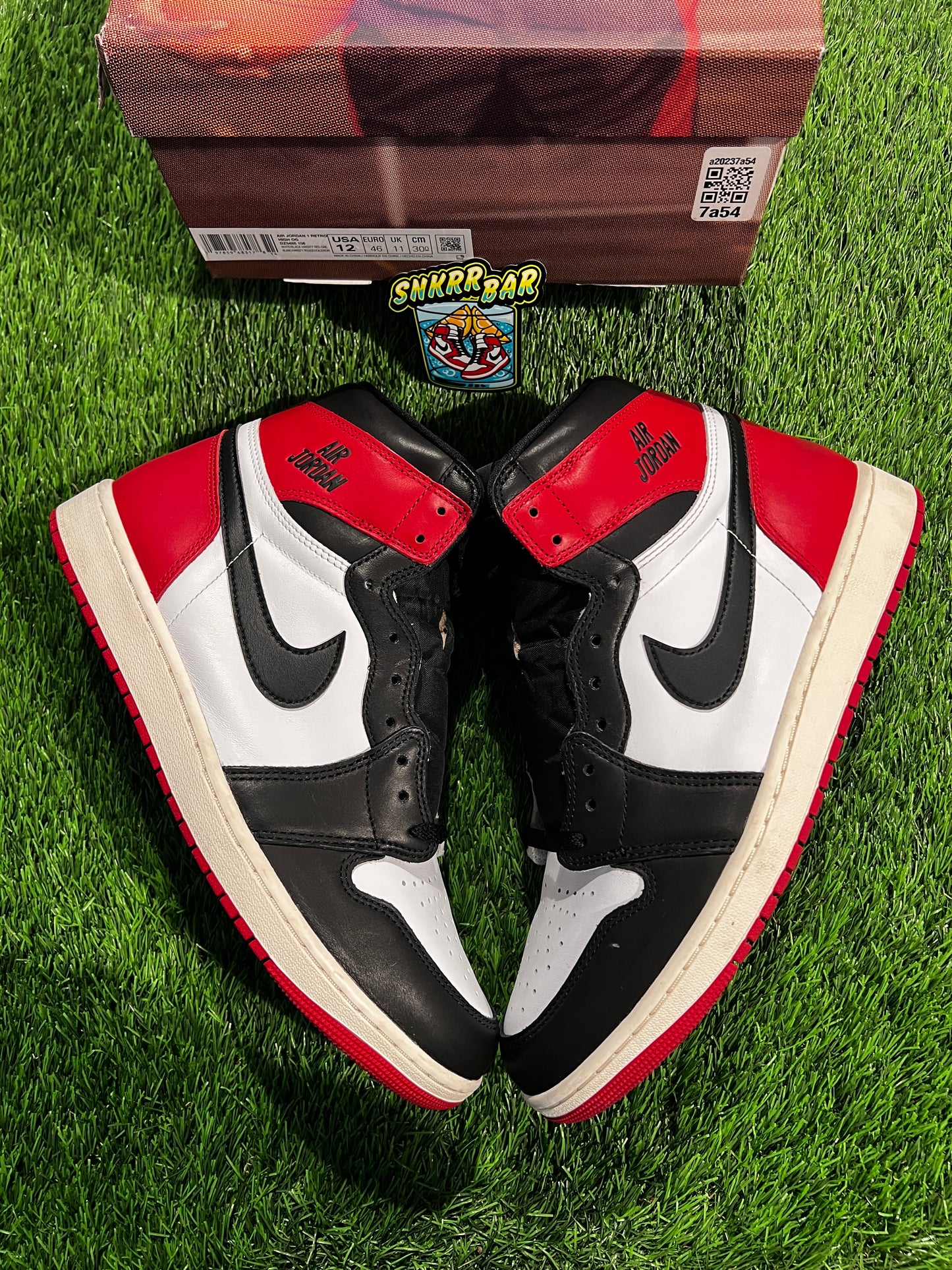 Jordan 1 Retro High OG Black Toe Reimagined