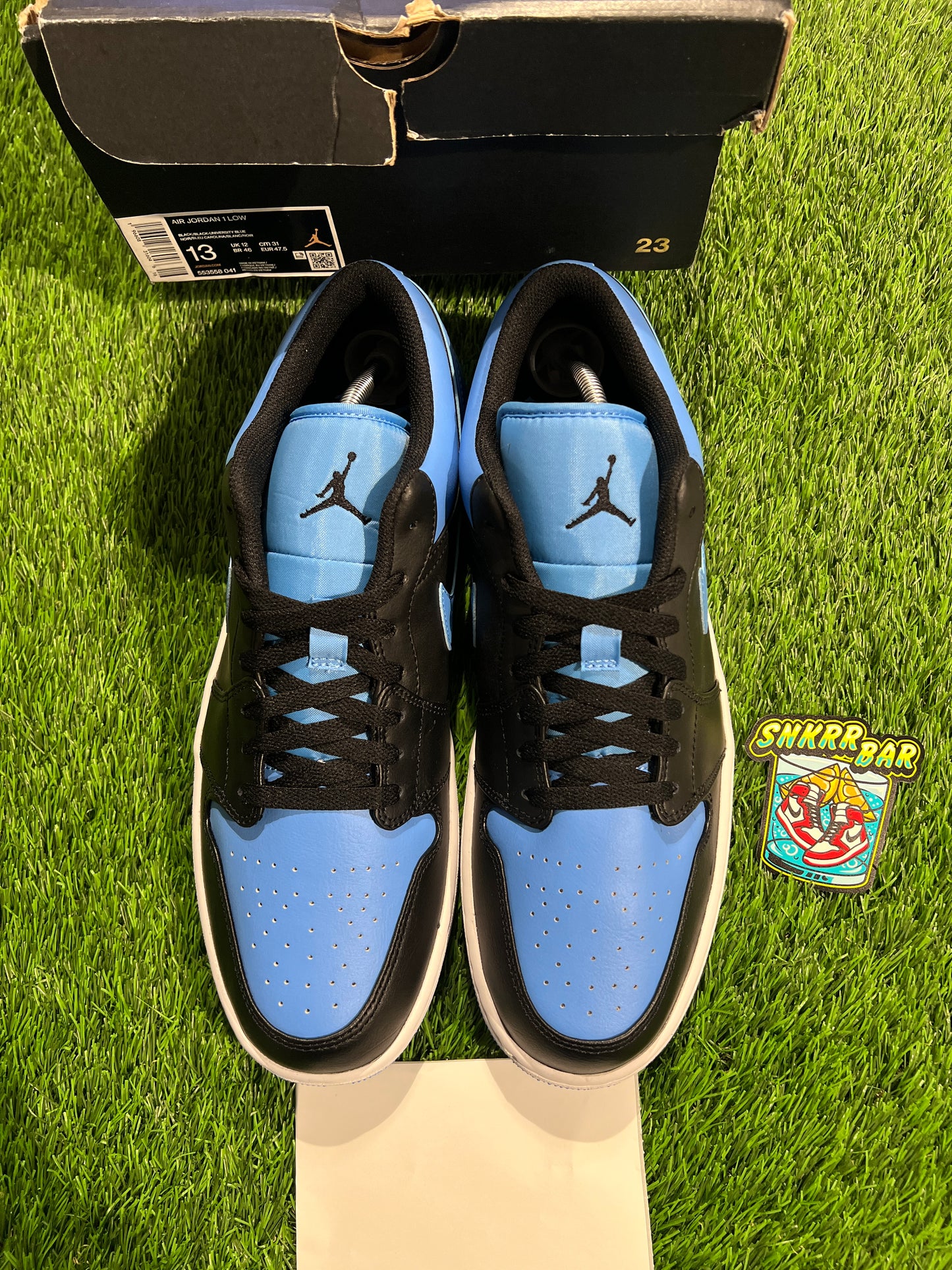 Jordan 1 Low Black University Blue