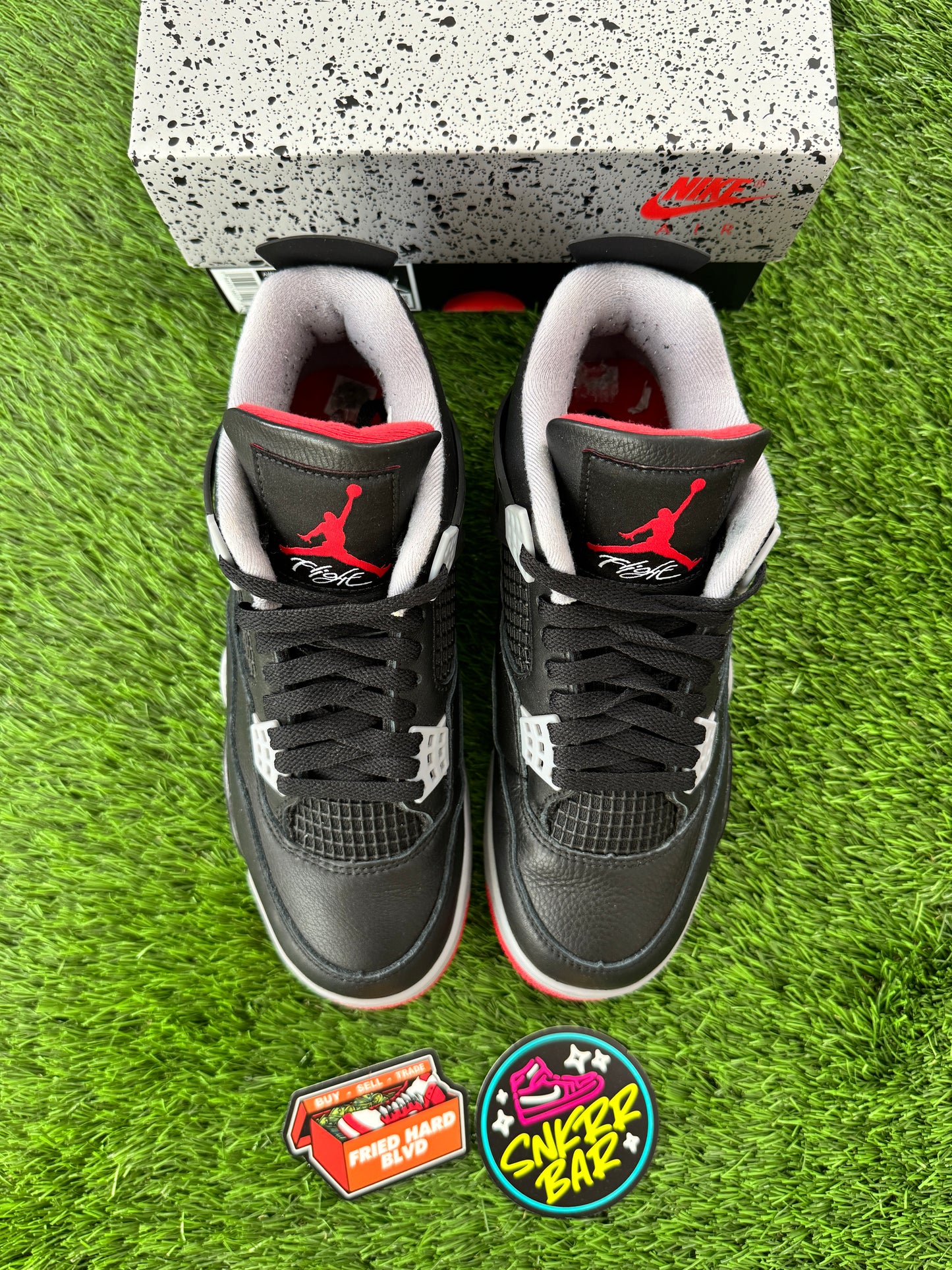 Jordan 4 Retro Bred Reimagined SIZE 7Y/8.5W