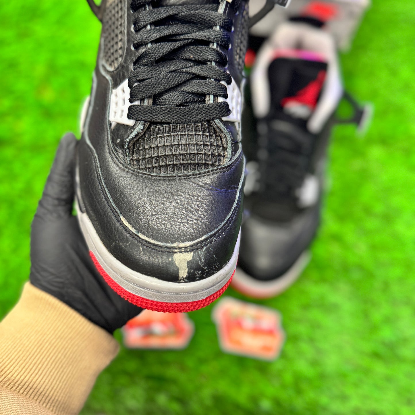 Jordan 4 Retro Bred Reimagined SIZE 8.5M/10W