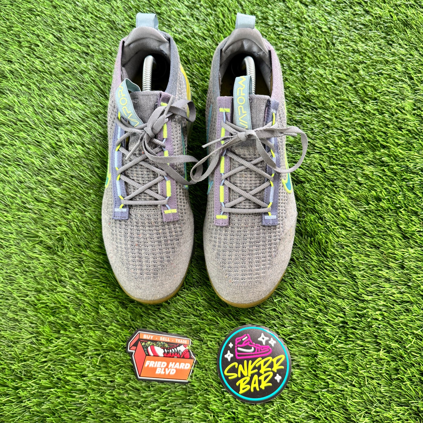 Air VaporMax 2021 FK Particle Grey Liquid Lime SIZE 10M/11.5W