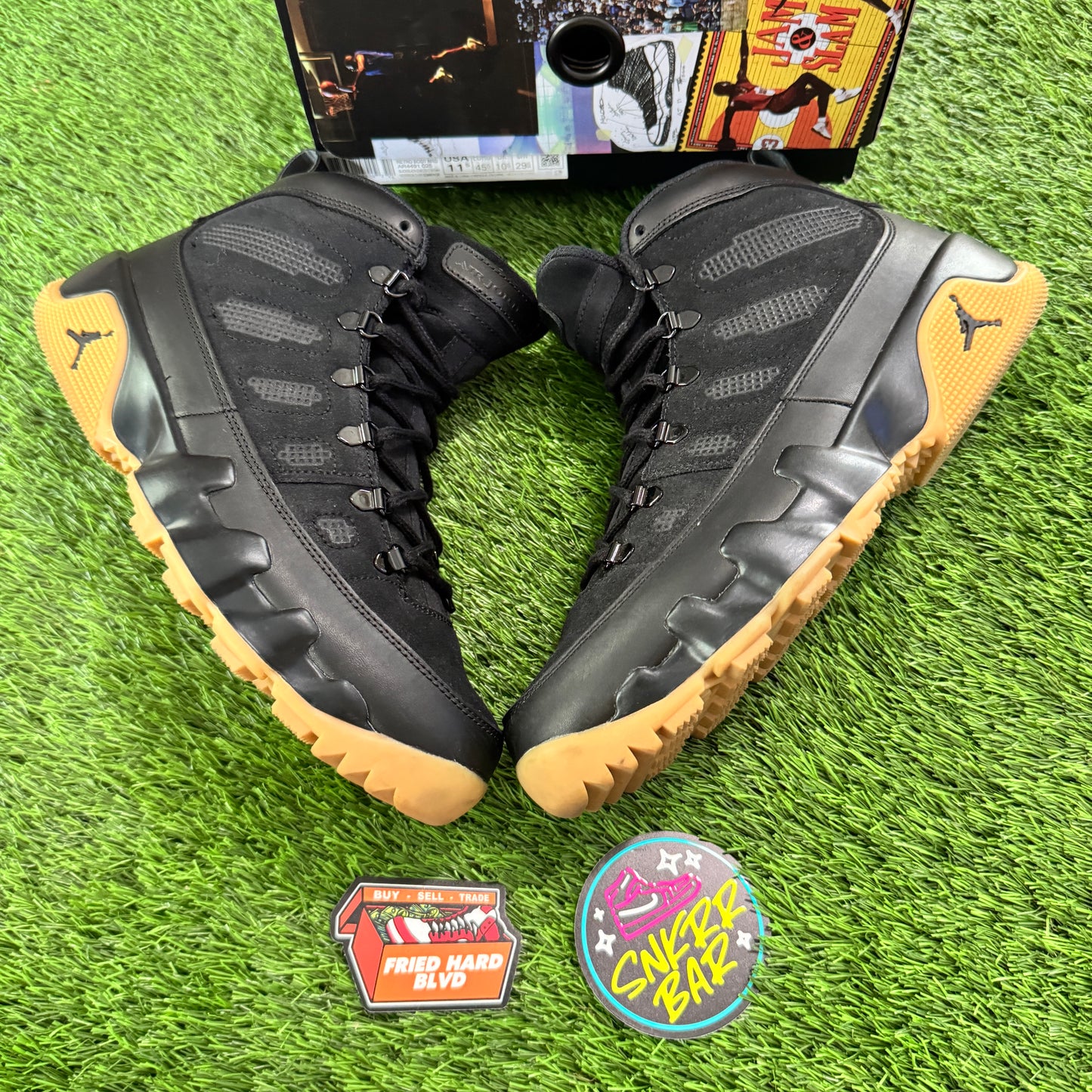 Jordan 9 Retro Boot NRG Black Light Gum