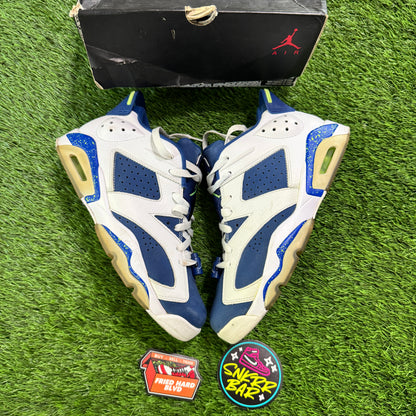 Jordan 6 Retro Low Ghost Green SIZE 8M/9.5W