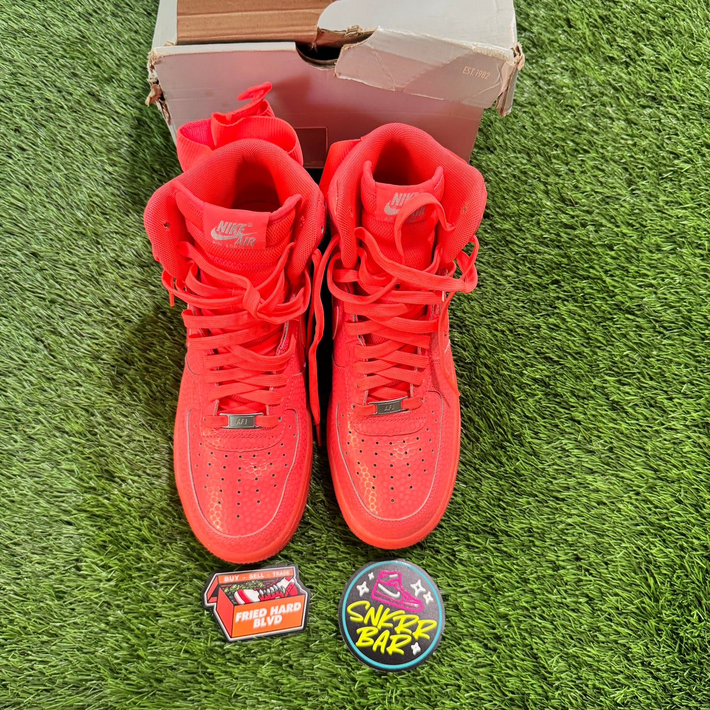 Air Force 1 High PRM Hot Lava SIZE 10M/11.5W