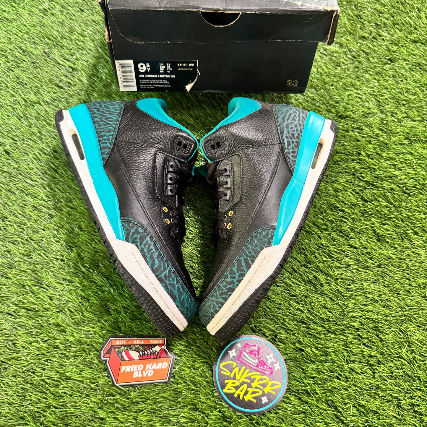 Jordan 3 Retro Rio Teal (GS)