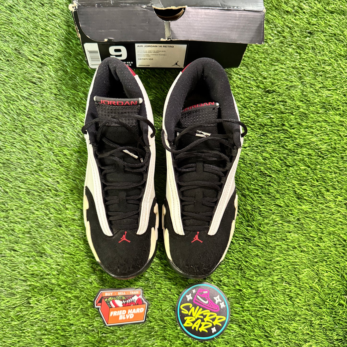 Jordan 14 Retro Black Toe (2014)