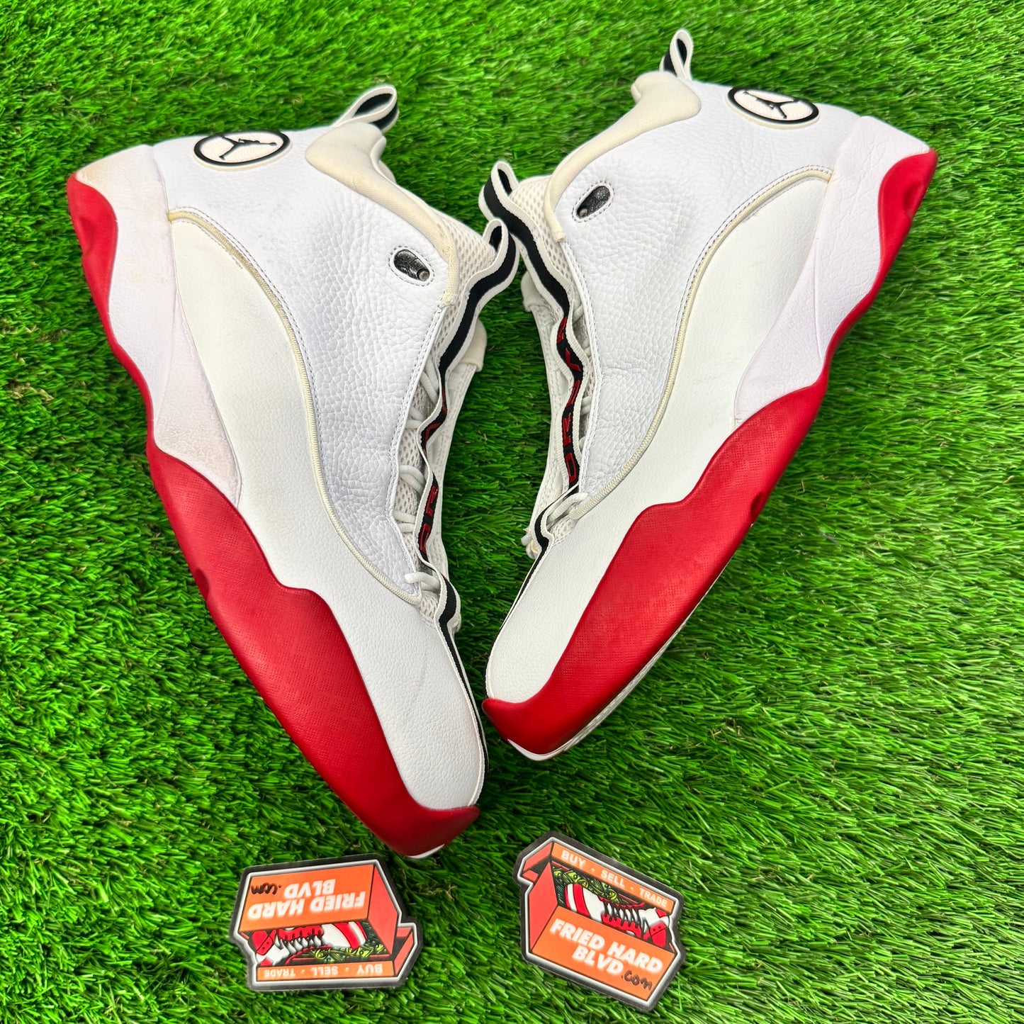 Jordan Jumpman Pro Quick White Black Gym Red SIZE 15M/16.5W