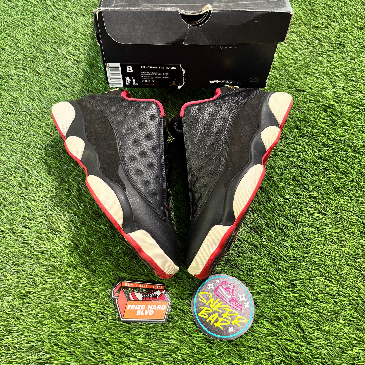 Jordan 13 Retro Low Bred SIZE 8M/9.5W