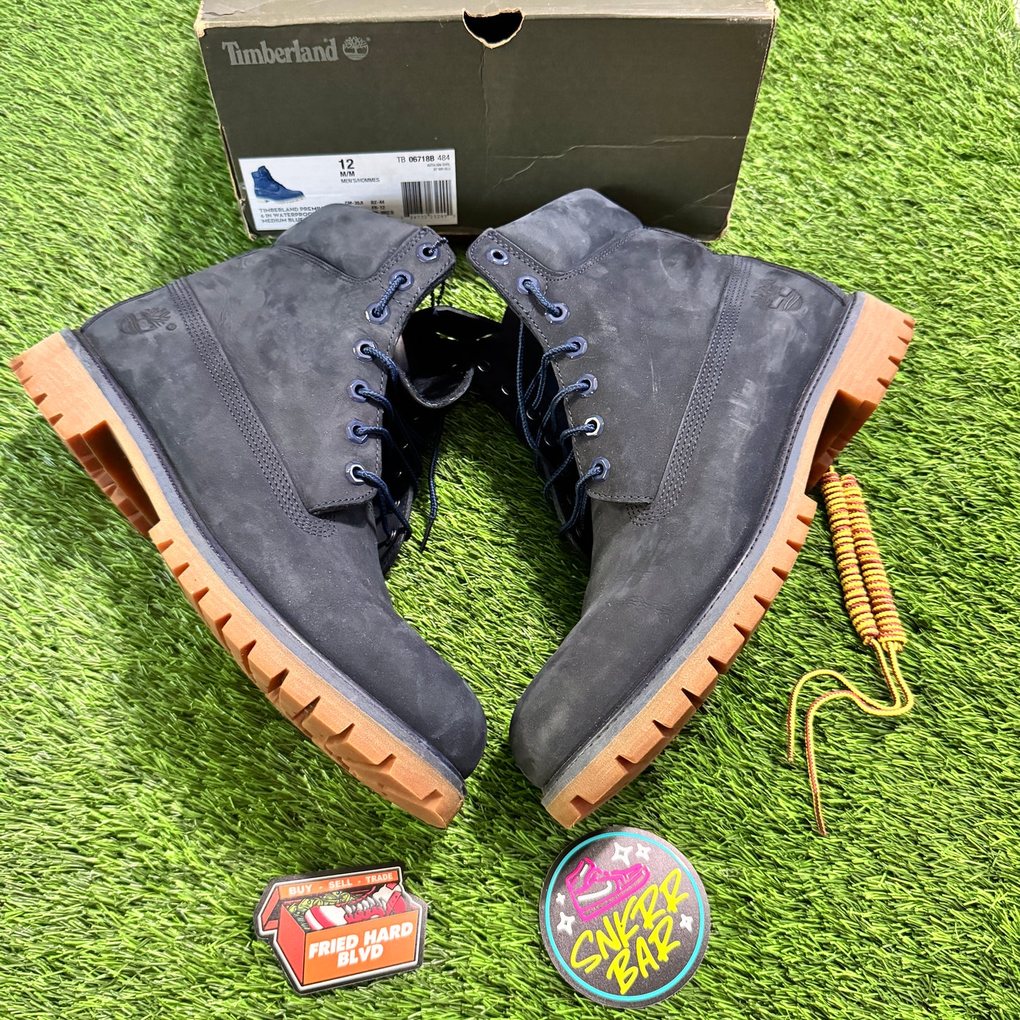 Timberland Premium 6 Inch Waterproof Boot 'Medium Blue' SIZE 12M/13.5W