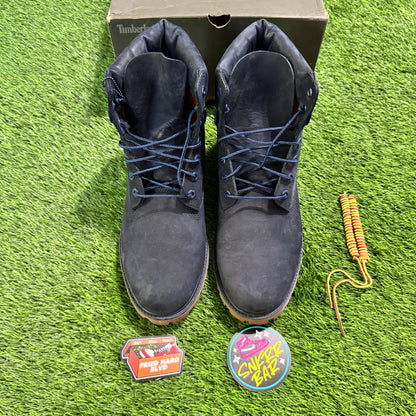 Timberland Premium 6 Inch Waterproof Boot 'Medium Blue' SIZE 12M/13.5W