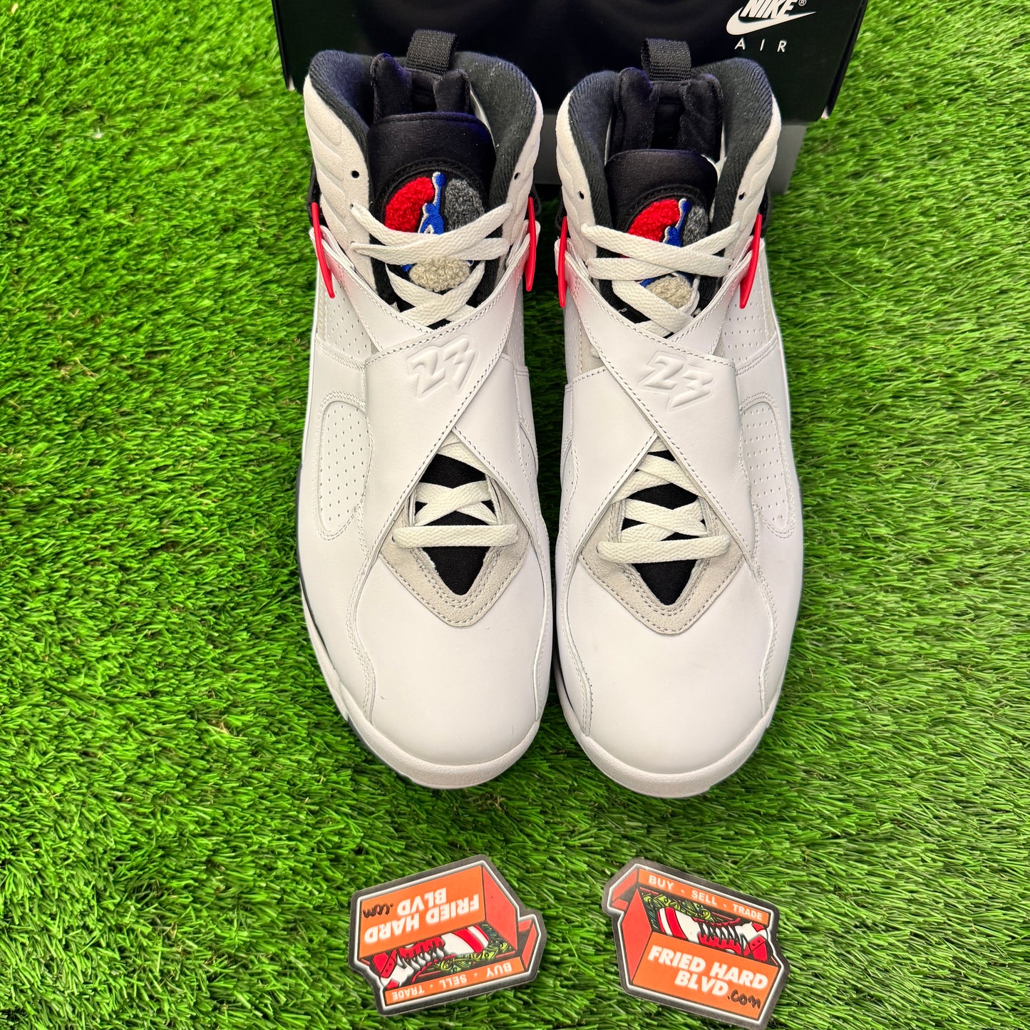 Jordan 8 Retro White True Red (2025) 11M/12.5W