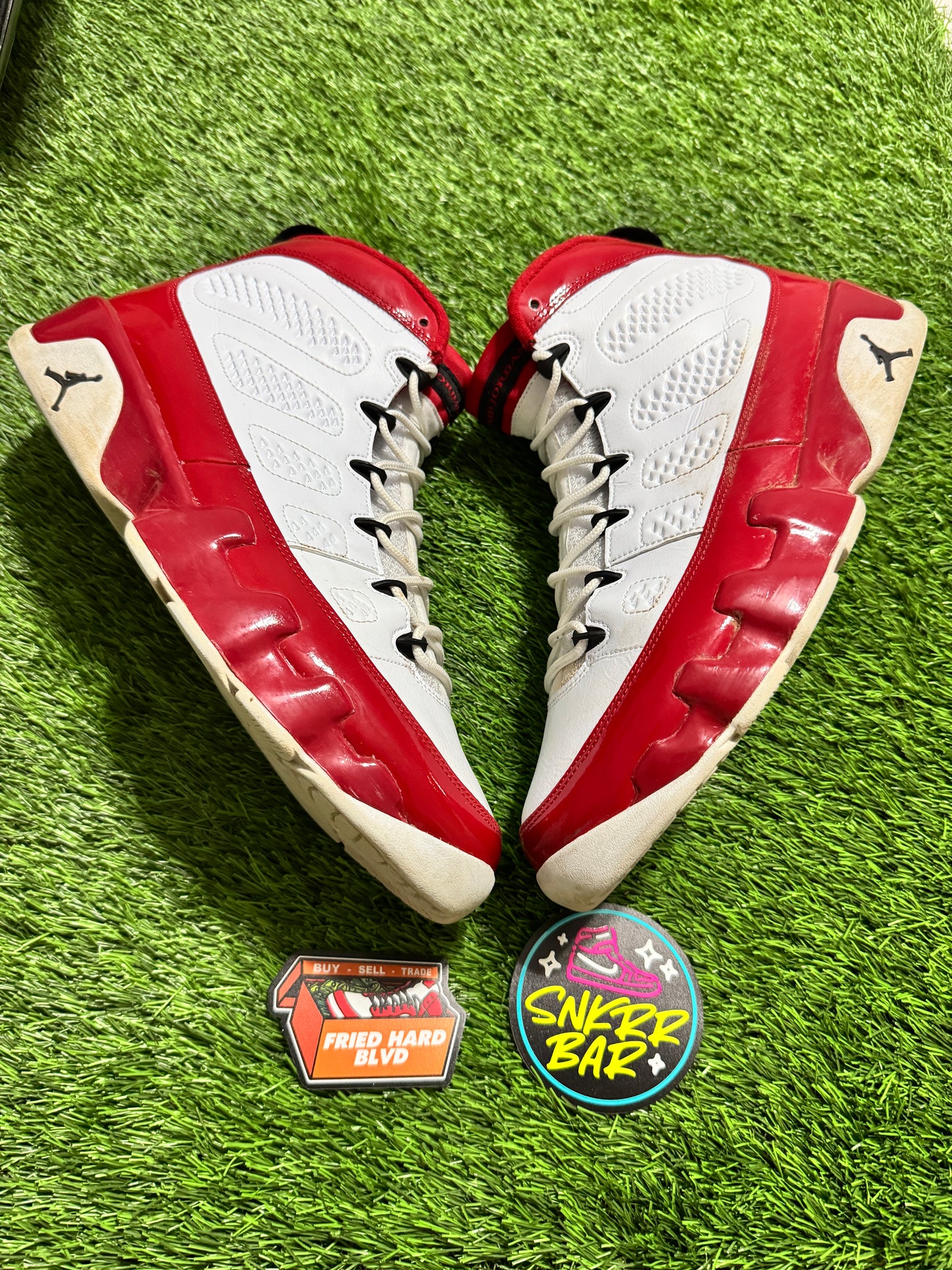 Jordan 9 Retro White Gym Red