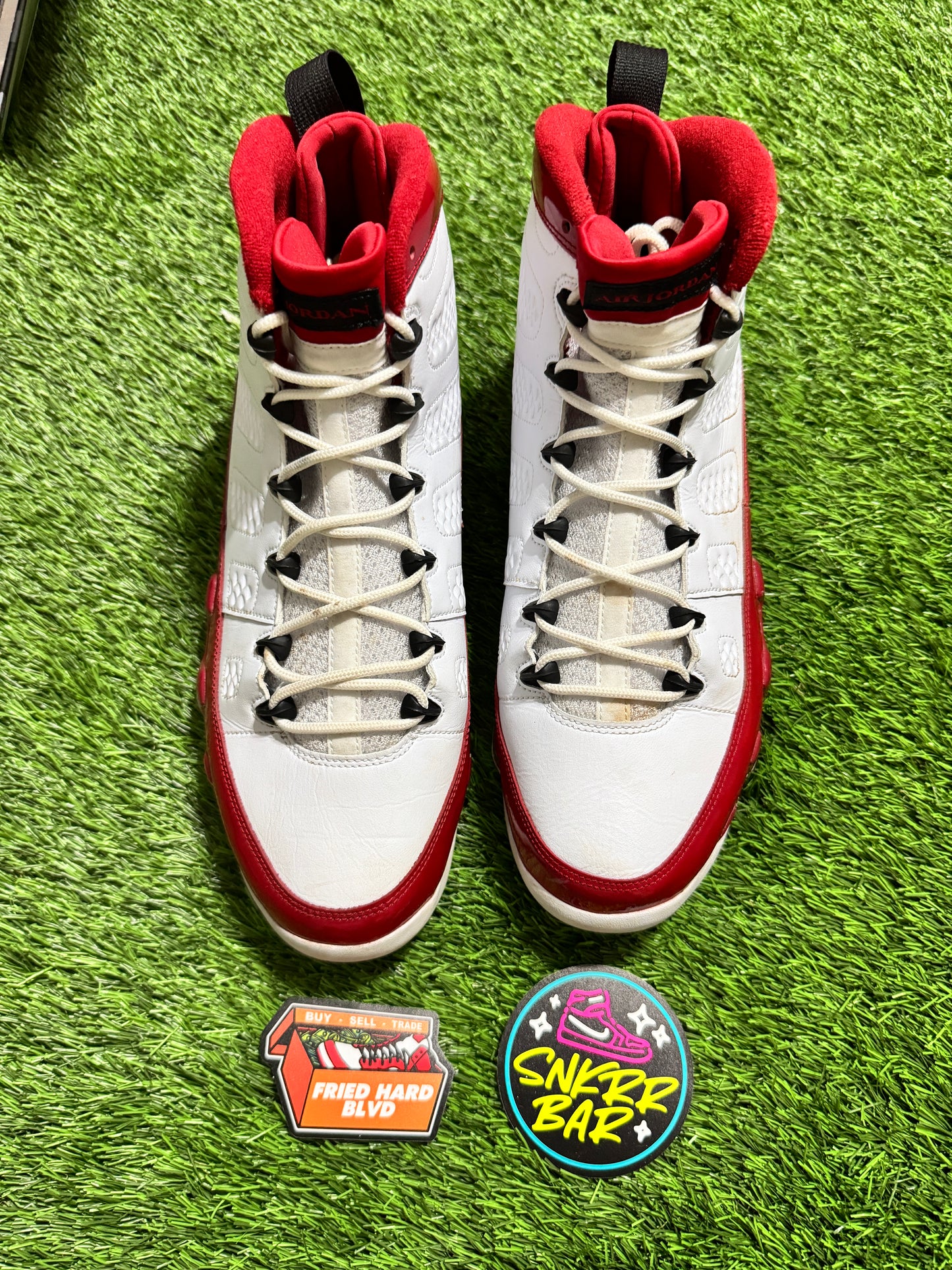 Jordan 9 Retro White Gym Red