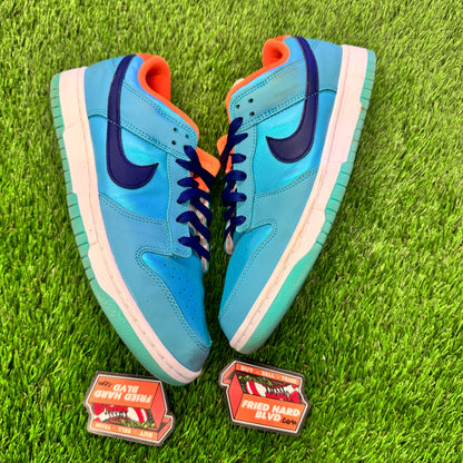 Nike Dunk Low SE Baltic Blue Total Orange 9.5M/11W
