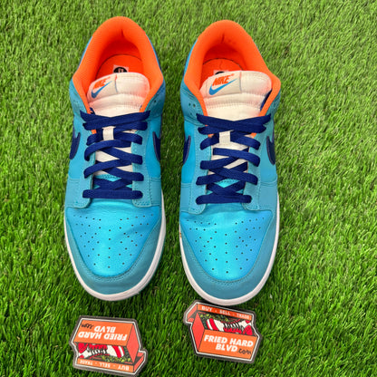 Nike Dunk Low SE Baltic Blue Total Orange 9.5M/11W