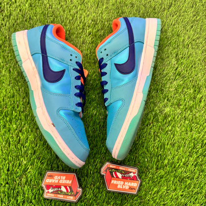 Nike Dunk Low SE Baltic Blue Total Orange 9.5M/11W