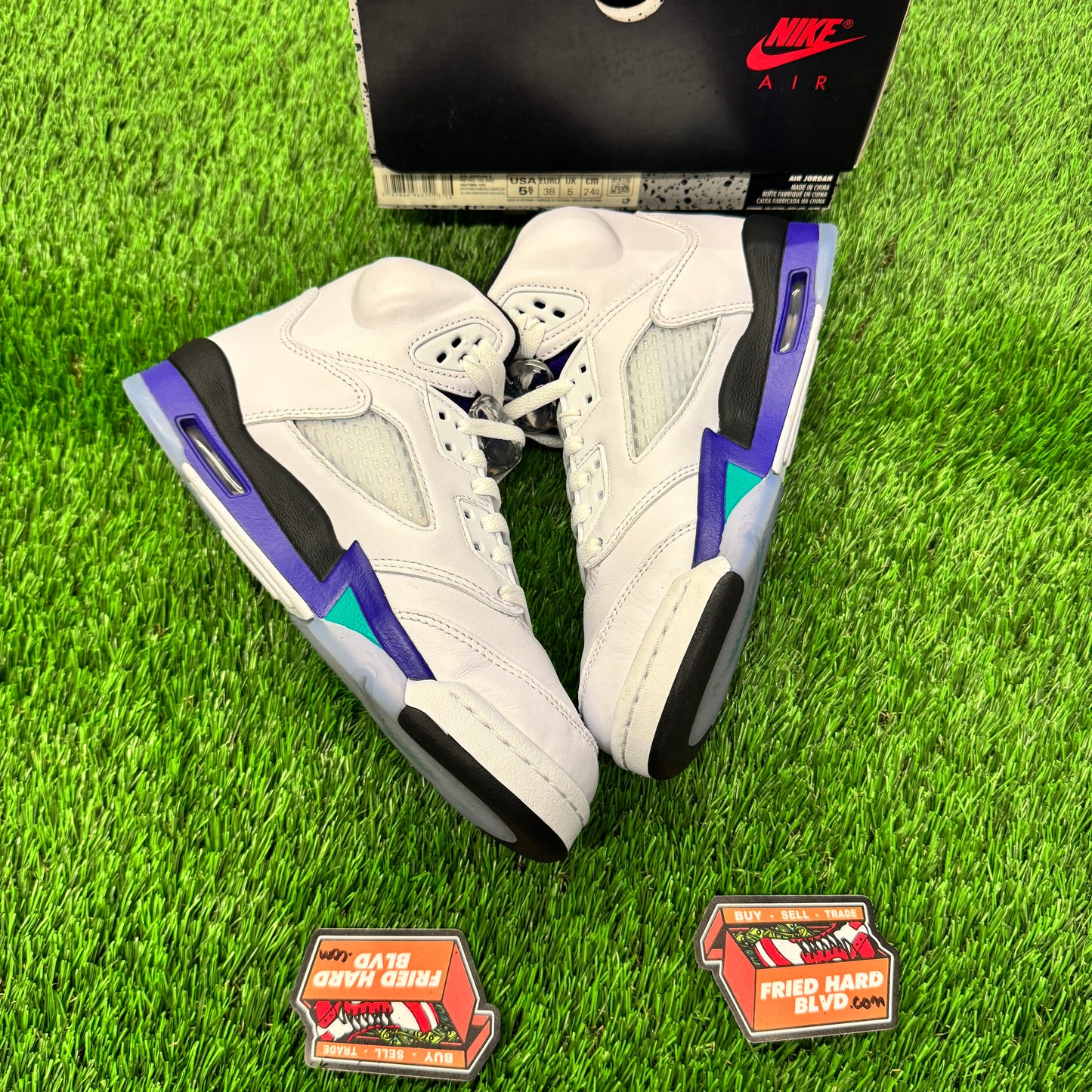 Jordan 5 Retro Grape (2025) (GS) 5.5Y/7W