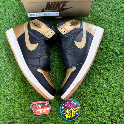Jordan 1 Retro High Black Metallic Gold (2020)