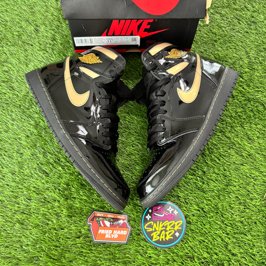 Jordan 1 Retro High OG Black Metallic Gold