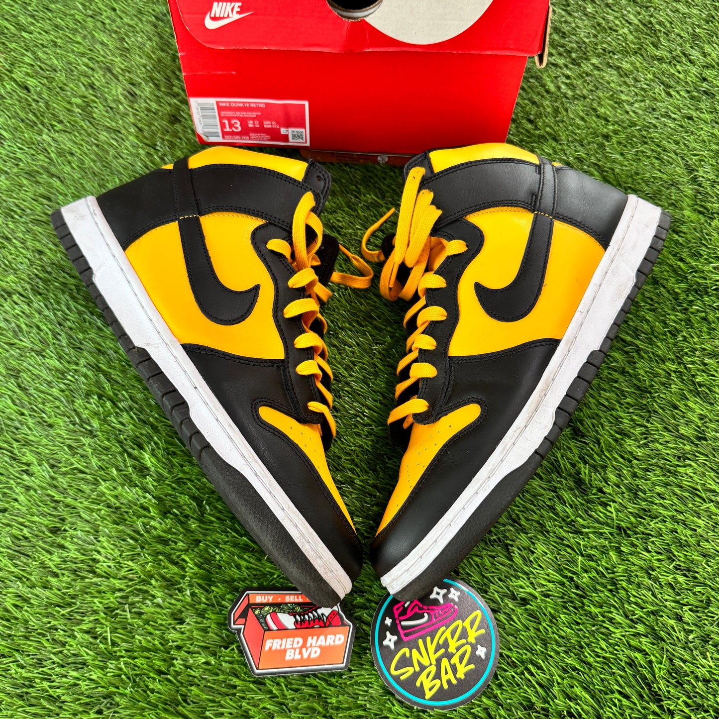 Nike Dunk High Retro Reverse Goldenrod