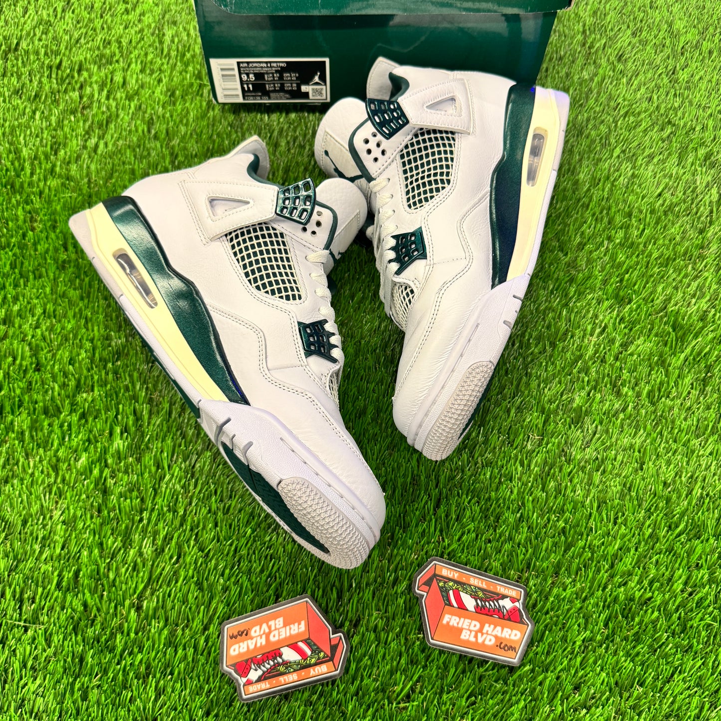 Jordan 4 Retro Oxidized Green 9.5M/11W