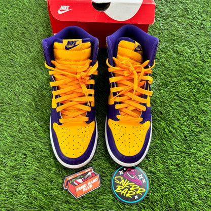 Nike Dunk High Lakers