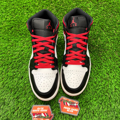 Jordan 1 Mid Gym Red Black Toe 10M/11.5W