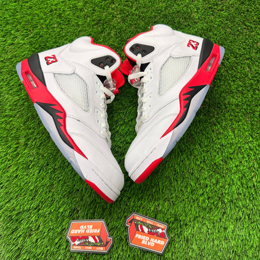 Jordan 5 Retro Fire Red Black Tongue (2025) 10M/11.5W
