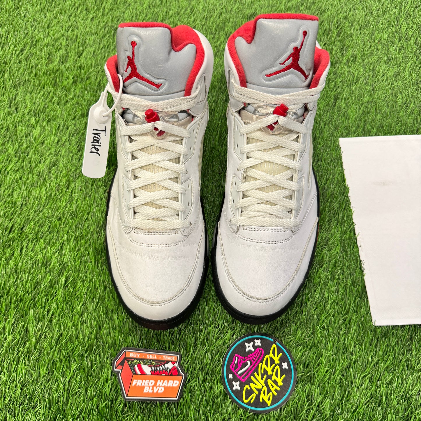 Jordan 5 Retro Fire Red Silver Tongue (2020) 13M/14.5