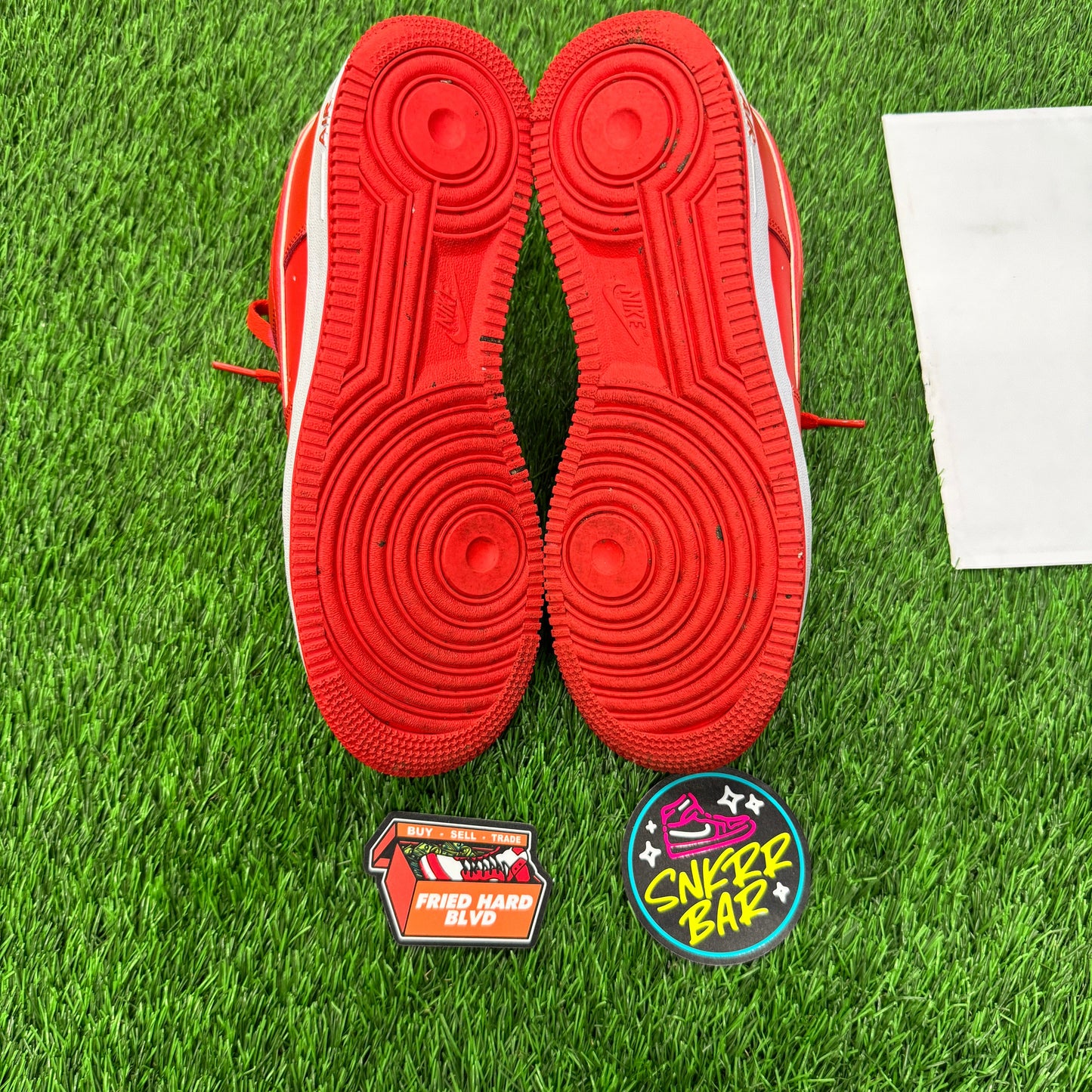 Nike Air Force 1 Low 07 Picante Red White 8M/9.5W