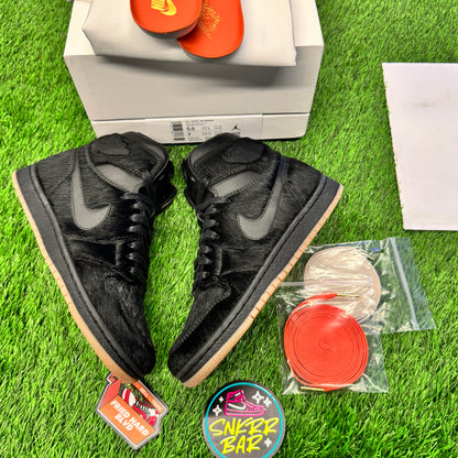 Jordan 1 Retro High '85 Wings Black 5.5Y/7W
